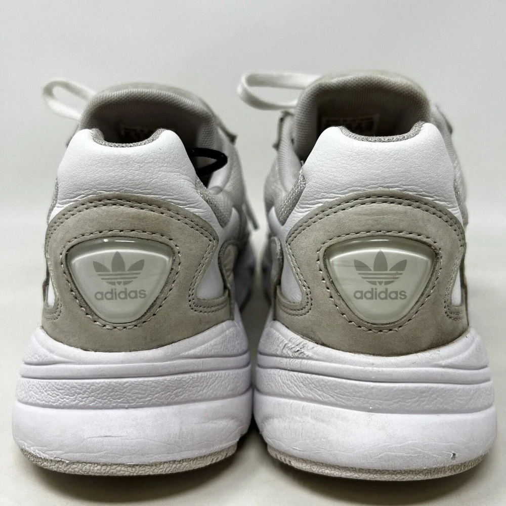Adidas Falcon Leather/Mesh Lace-Up Sneakers white 8.5